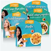 Pack 5 plats A FAIBLE TENEUR EN MATIÈRES GRASSES