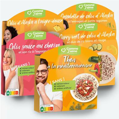 Pack 5 plats MER