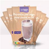 Préparation pour boisson protéinée au chocolat au lait (x7)