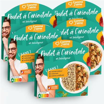 Pack 5 plats POULET À L'ORIENTALE