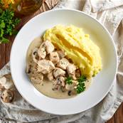 EMINCE DE POULET SAUCE CHAMPIGNONS Pack 4 plats surgelés