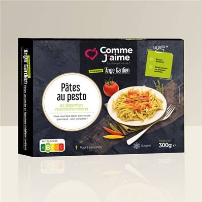 Pâtes au pesto et légumes méditerranéens