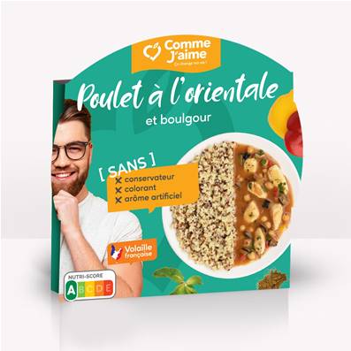 Poulet à l'orientale et boulgour