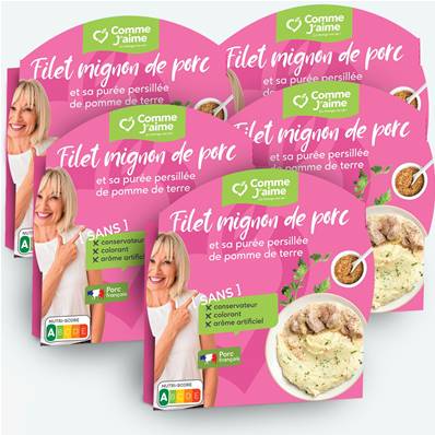 Pack 5 plats FILET MIGNON DE PORC