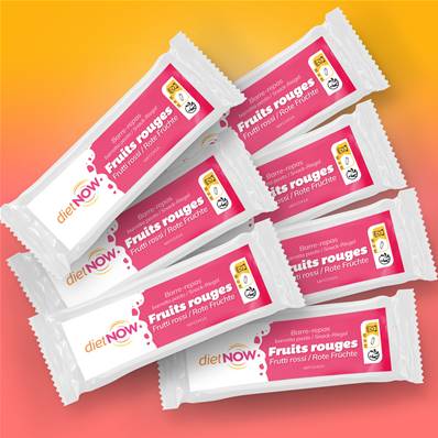 Pack 7 barres repas FRUITS ROUGES