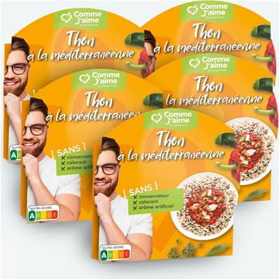 Pack 5 plats THON A LA MEDITERRANEENNE