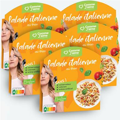 Pack 5 plats SALADE ITALIENNE
