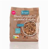 Muesli croustillant au chocolat et noisettes
