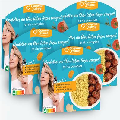 Pack 5 plats BOULETTES AU THON LISTAO FAÇON ROUGAIL