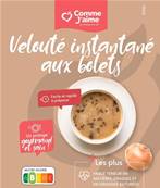 Velouté instantané aux bolets