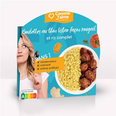 Boulettes au thon listao façon rougail et riz complet