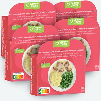 Pack 5 plats PORC SAUCE AU POIVRE