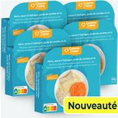 Pack 5 plats MERLU SAUCE À L'ESTRAGON