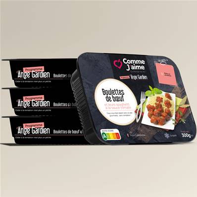 BOULETTES DE BOEUF ET SPAGHETTI Pack 4 plats surgelés