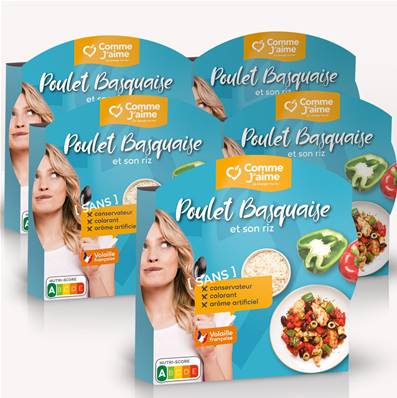 Pack 5 plats POULET BASQUAISE