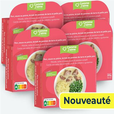 Pack 5 plats PORC SAUCE AU POIVRE