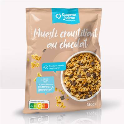 Céréales Muesli Croustillant au Chocolat