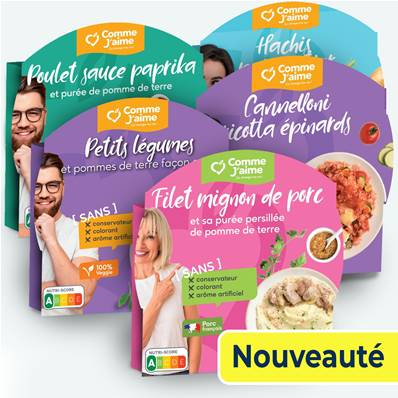 Pack 5 plats FAIBLES EN CALORIES