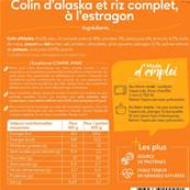 Cassolette de colin d'Alaska à l'estragon et petits légumes