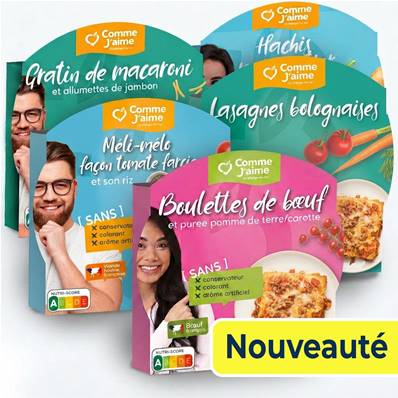 Pack 5 plats COMME À LA MAISON